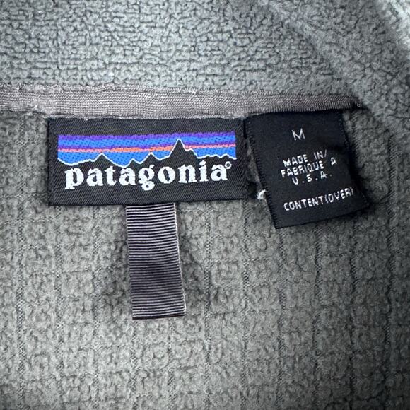 VINTAGE Patagonia Jacket Men’s M Gray 25301 Regulator R3 Radiant USA Fleece r310 - Picture 3 of 11